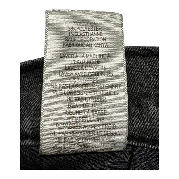 Levi's 511 Slim Jeans Boy's Size 16 Dark Denim Black 5-Pocket Style - Picture 5 of 5